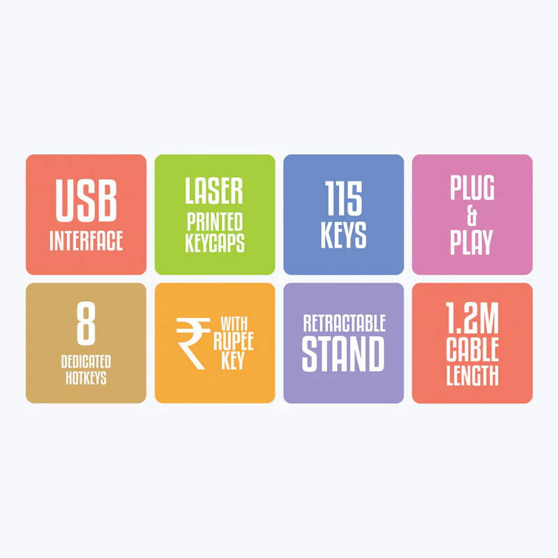 Zebronics KM2000 Usb Keyboard view 2